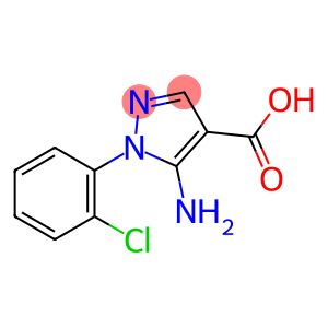 1H-Pyrazole-4-carboxylic acid, 5-amino-1-(2-chlorophenyl)-