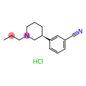 S(-)-3-(1-丙基-3-哌啶基)苯腈盐酸盐