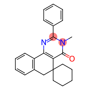 3-methyl-4-oxo-2-phenyl-3,4,5,6-tetrahydrospiro(benzo[h]quinazoline-5,1'-cyclohexane)