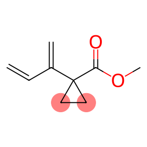 Cyclopropanecarboxylic acid, 1-(1-methylene-2-propenyl)-, methyl ester (9CI)