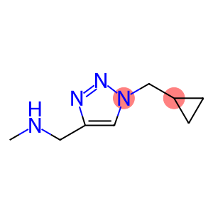 1-(1-(Cyclopropylmethyl)-1h-1,2,3-triazol-4-yl)-N-methylmethanamine