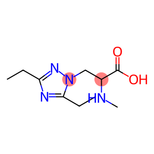 3-(3,5-二乙基-1H-1,2,4-三唑-1-基)-2-(甲基氨基)丙酸