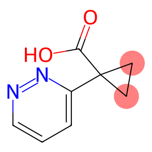 1-(哒嗪-3-基)环丙烷-1-羧酸