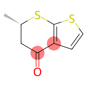 4H-Thieno[2,3-b]thiopyran-4-one,5,6-dihydro-6-methyl-, (6S)-