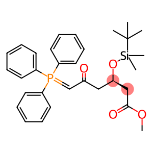 (R)-3-((叔丁基二甲基甲硅烷基)氧基)-5-氧代-6-(三苯基-15-亚膦酰基)己酸甲酯