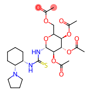 N-[(1S,2S)-2-(1-pyrrolidinyl)cyclohexyl]-N'-(2,3,4,6-tetra-O-acetyl-β-D-glucopyranosyl)-Thiourea