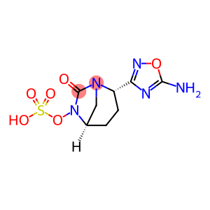 (1R,2S,5R)-2-(5-Amino-1,2,4-oxadiazol-3-yl)-7- oxo-1,6-diazabicyclo[3.2.1]oct-6-yl hydrogen sulfate