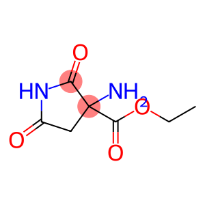 3-Pyrrolidinecarboxylic acid, 3-amino-2,5-dioxo-, ethyl ester