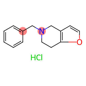 Furo[3,2-c]pyridine, 4,5,6,7-tetrahydro-5-(phenylmethyl)-, hydrochloride (1:1)