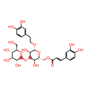 β-D-Glucopyranoside, 2-(3,4-dihydroxyphenyl)ethyl 3-O-β-D-glucopyranosyl-, 6-[(2E)-3-(3,4-dihydroxyphenyl)-2-propenoate]