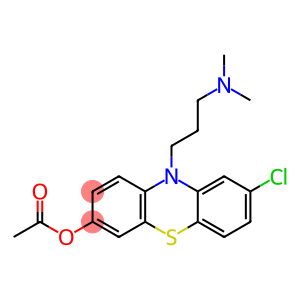 10H-Phenothiazin-3-ol, 8-chloro-10-[3-(dimethylamino)propyl]-, 3-acetate