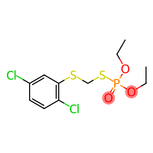 Phosphorothioic acid,S-[[(2,5-dichlorophenyl)thio]methyl] O,O-diethyl ester