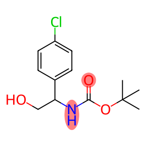 tert-butyl 1-(4-chlorophenyl)-2-hydroxyethylcarbaMate