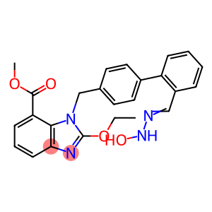 2-ethoxy-1-((2'-((hydroxyamino)iminomethyl)(1,1'-biphenyl)-4-yl)methyl)-1h-benzimidazole-7-carboxylic acid methyl ester