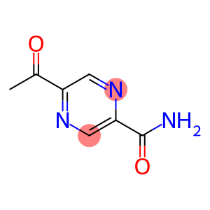 2-Pyrazinecarboxamide, 5-acetyl-