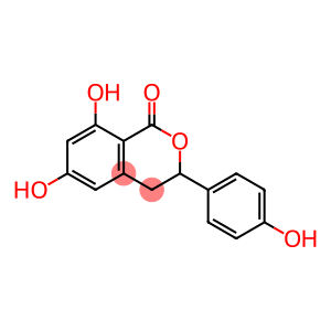 3,4-Dihydro-6,8-dihydroxy-3-(4-hydroxyphenyl)-1H-2-benzopyran-1-one