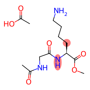 2-[(2-acetamido-1-oxoethyl)amino]-6-aminohexanoic acid methyl ester