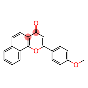 4H-Naphtho[1,2-b]pyran-4-one,2-(4-methoxyphenyl)-