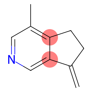 5H-Cyclopenta[c]pyridine, 6,7-dihydro-4-methyl-7-methylene-