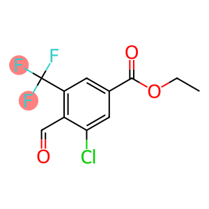 Ethyl 3-chloro-4-formyl-5-(trifluoromethyl)benzoate