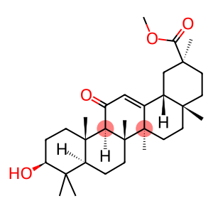 18-B-GLYCYRRHETINIC ACID METHYLESTER WITH GC