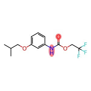 2,2,2-trifluoroethyl N-[3-(2-methylpropoxy)phenyl]carbamate