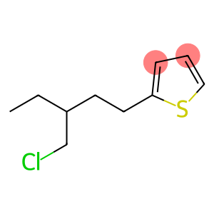2-(3-(Chloromethyl)pentyl)thiophene