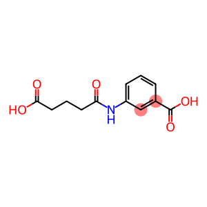 Benzoic acid, 3-[(4-carboxy-1-oxobutyl)amino]-