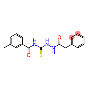 Benzeneacetic acid, 2-[[(3-methylbenzoyl)amino]thioxomethyl]hydrazide