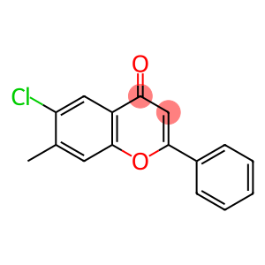 4H-1-Benzopyran-4-one, 6-chloro-7-methyl-2-phenyl-