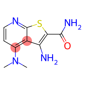 3-amino-4-(dimethylamino)thieno[2,3-b]pyridine-2-carboxamide