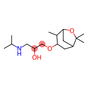 2-Propanol, 1-[(1-methylethyl)amino]-3-[(4,7,7-trimethyl-6-oxabicyclo[3.2.1]oct-3-yl)oxy]-