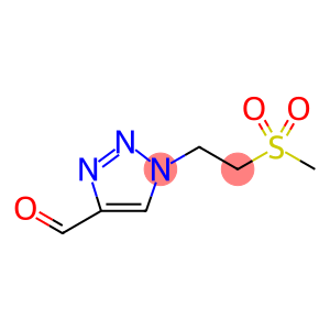 1-(2-(Methylsulfonyl)ethyl)-1H-1,2,3-triazole-4-carbaldehyde