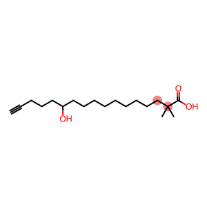 12-hydroxy-2,2-dimethyl-heptadec-16-ynoic acid