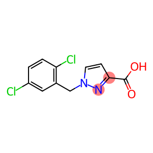 1-[(2,5-dichlorophenyl)methyl]-1H-pyrazole-3-carboxylic acid