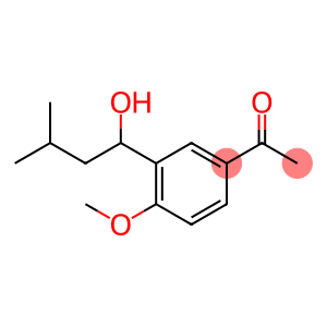 1-(3-(1-Hydroxy-3-methylbutyl)-4-methoxyphenyl)ethan-1-one