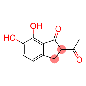 1H-Inden-1-one, 2-acetyl-2,3-dihydro-6,7-dihydroxy- (9CI)