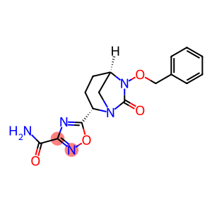 5-[(1R,2S,5R)-7-Oxo-6-(phenylmethoxy)-1,6-diazabicyclo[3.2.1]oct-2-yl]-1,2,4-oxadiazole-3-carboxamide