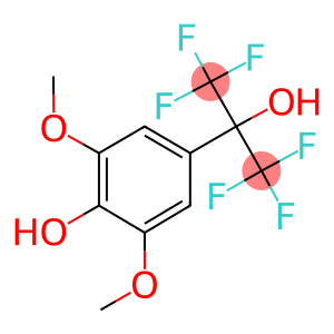 2,6-dimethoxy-4-[2,2,2-trifluoro-1-hydroxy-1-(trifluoromethyl)ethyl]phenol