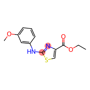 4-Thiazolecarboxylic acid, 2-[(3-methoxyphenyl)amino]-, ethyl ester