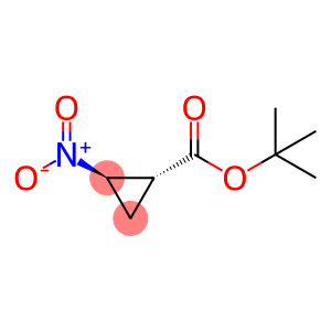 Cyclopropanecarboxylic acid, 2-nitro-, 1,1-dimethylethyl ester, (1R,2R)-rel-