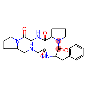 Glycine, N-(2-pyrrolidinylmethyl)glycyl-D-phenylalanyl-L-prolyl-, cyclic (4→1)-peptide, (S)- (9CI)