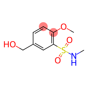 Benzenesulfonamide, 5-(hydroxymethyl)-2-methoxy-N-methyl-