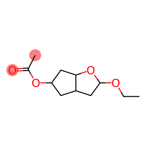 2H-Cyclopenta[b]furan-5-ol, 2-ethoxyhexahydro-, acetate, [2S-(2α,3aβ,5α,6aβ)]- (9CI)