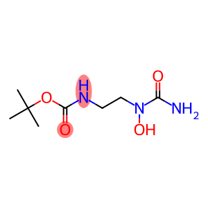 Carbamic acid, [2-[(aminocarbonyl)hydroxyamino]ethyl]-, 1,1-dimethylethyl ester (9CI)