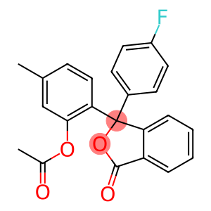 1(3H)-Isobenzofuranone,3-[2-(acetyloxy)-4-methylphenyl]-3-(4-fluorophenyl)-