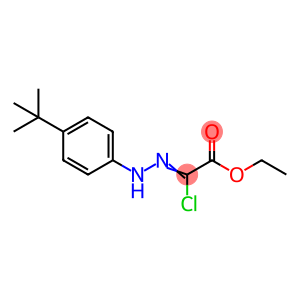 Acetic acid, 2-chloro-2-[2-[4-(1,1-dimethylethyl)phenyl]hydrazinylidene]-, ethyl ester