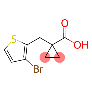 1-((3-溴噻吩-2-基)甲基)环丙烷-1-羧酸