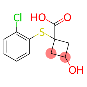 1-((2-氯苯基)硫代)-3-羟基环丁烷-1-羧酸