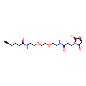 1H-Pyrrole-1-propanamide, 2,5-dihydro-2,5-dioxo-N-[2-[2-[2-[(1-oxo-5-hexyn-1-yl)amino]ethoxy]ethoxy]ethyl]-